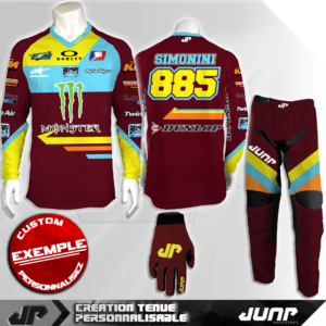 tenue personnalise custom mx outfit fayetta jump industries