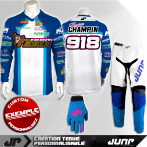 tenue personnalise custom mx outfit glendale jump industries